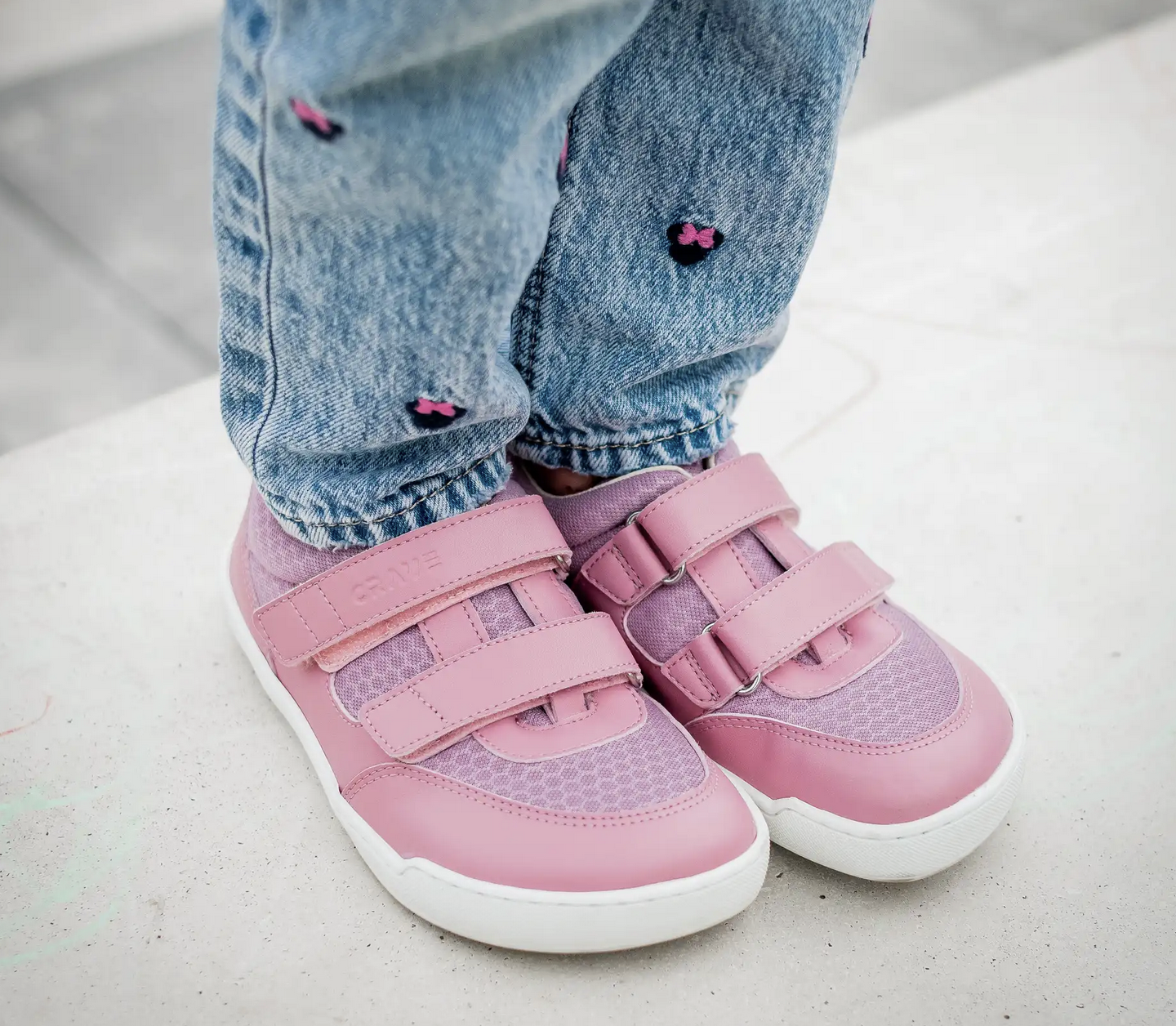 CRAVE pink kids shoes