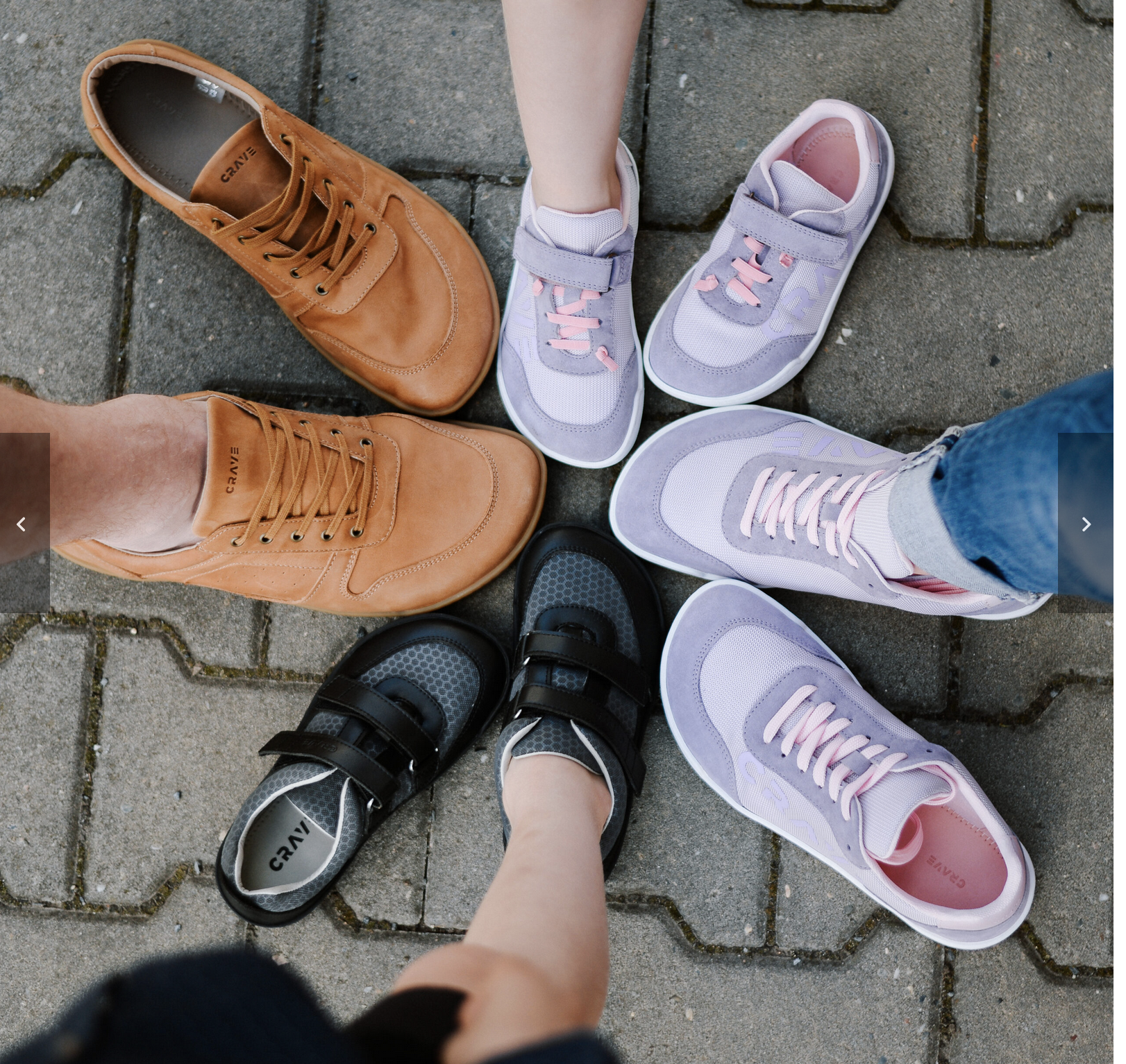 CRAVE family shoes
